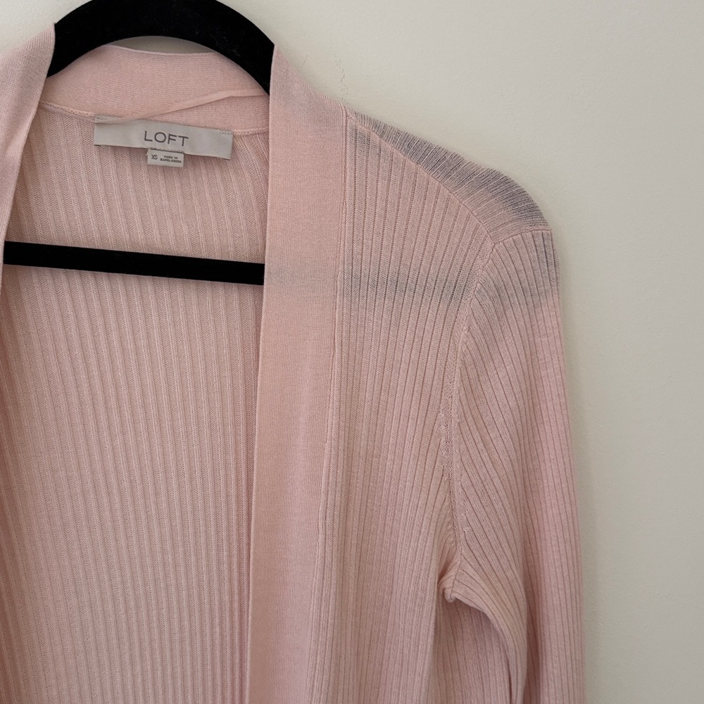 Loft Long Ribbed Cardigan - Picture 3 of 6